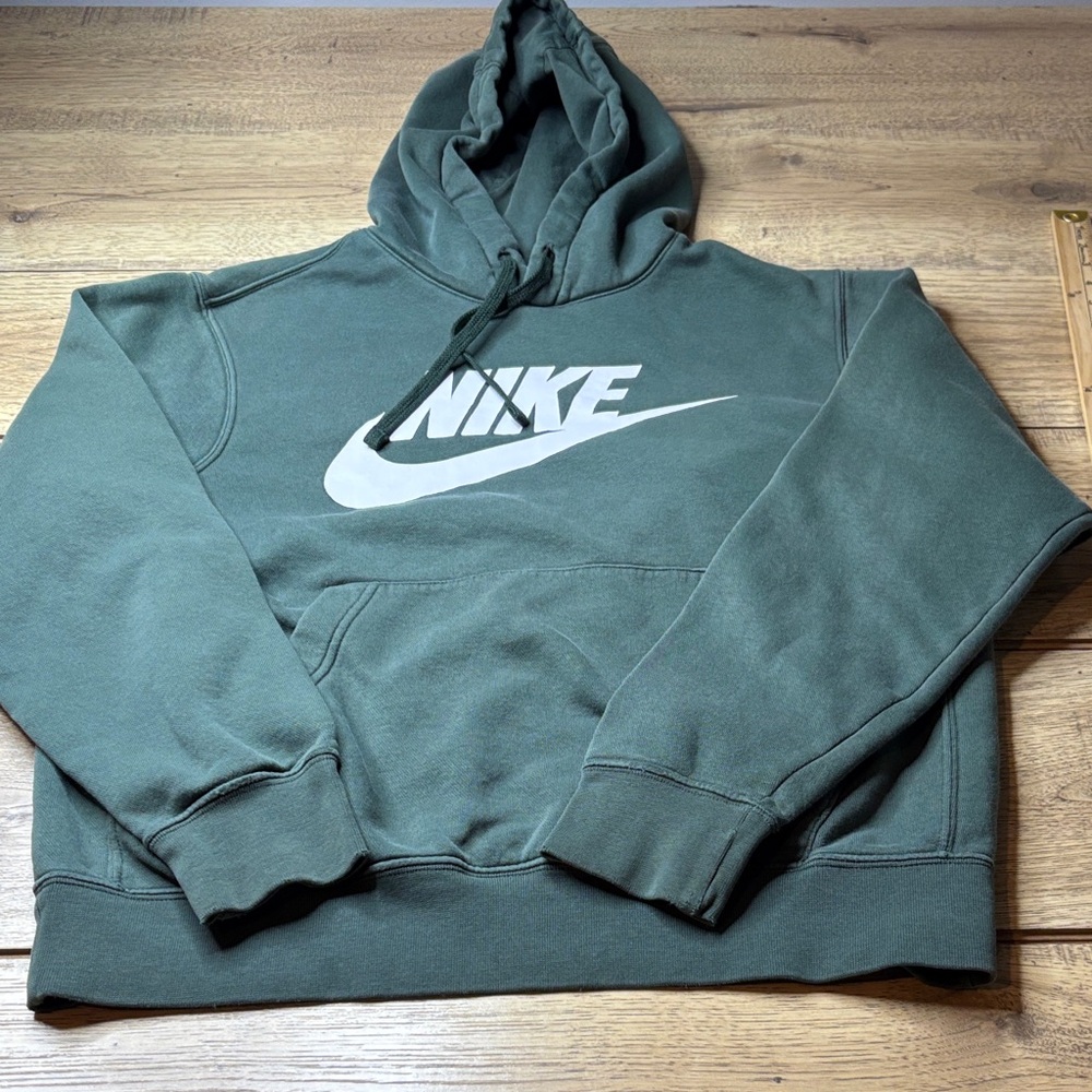 Nike Men's Forest Green Pullover Hoodie Size Small